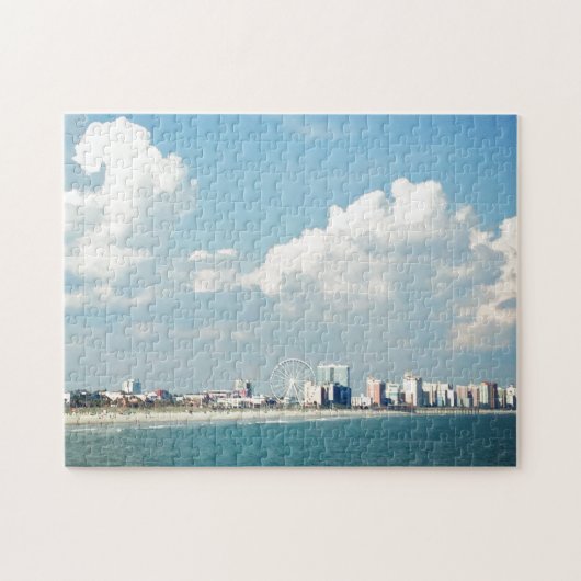Myrtle- Beachtouristen-Szene Puzzle (Horizontal)