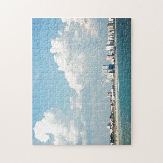 Myrtle- Beachtouristen-Szene Puzzle (Vertikal)