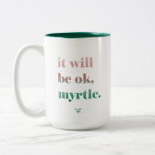 Myrtle Butterfly-Tasse Zweifarbige Tasse (Links)