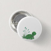 Myrtle die Schildkröte!  Button (Vorne & Hinten)