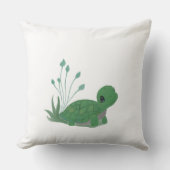 Myrtle die Schildkröte! Kissen (Vorderseite)