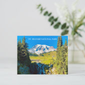 Myrtle Falls- Mount Rainier Postkarte (Stehend Vorderseite)