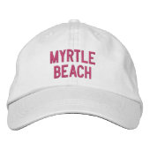 MYRTLE-STRAND BESTICKTE BASEBALLKAPPE (Vorderseite)