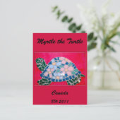 Myrtle the Turtle Canada Postcard Postkarte (Stehend Vorderseite)