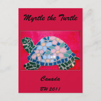 Myrtle the Turtle Canada Postcard Postkarte