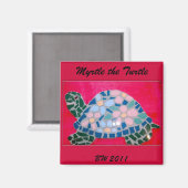 Myrtle the Turtle Magnet (Vorderseite/Rückseite)