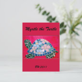 Myrtle the Turtle Postcard Postkarte (Stehend Vorderseite)