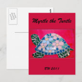 Myrtle the Turtle Postcard Postkarte (Vorne/Hinten)