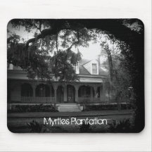 Myrtles Plantation in Schwarzweiß