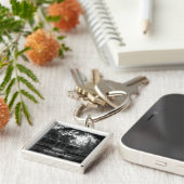 Myrtles Plantation in Schwarzweiß Schlüsselanhänger (Seite)