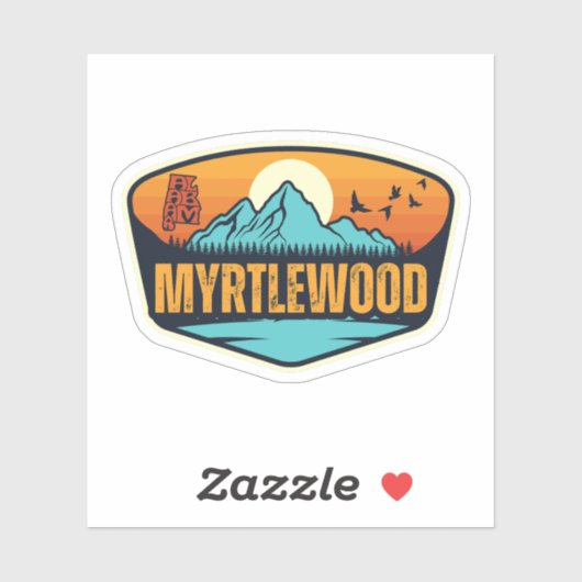 Myrtlewood, Alabama Aufkleber (Blatt)