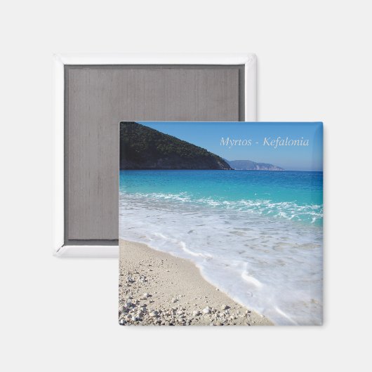 Myrtos - Kefalonia Magnet (Vorderseite/Rückseite)
