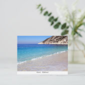 Myrtos - Kefalonia Postkarte (Stehend Vorderseite)