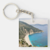 Myrtos Strand (Kefalonia) Schlüsselanhänger (Vorderseite)