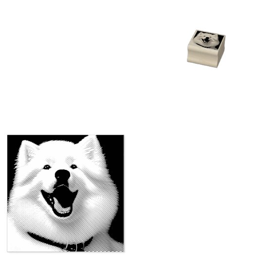 MySamoyed Personalisierte Geschenkidee Niedlich Sa Gummistempel (Stempel)