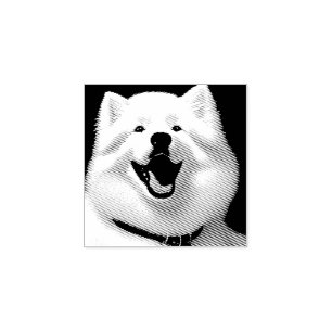 MySamoyed Personalisierte Geschenkidee Niedlich Sa Gummistempel