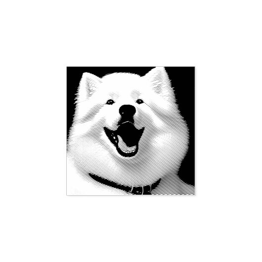MySamoyed Personalisierte Geschenkidee Niedlich Sa Gummistempel (Prägung)