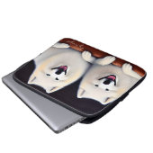 MySamoyed Personalisierte Geschenkidee Niedlich Sa Laptopschutzhülle (Vorne Knopf)
