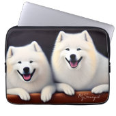 MySamoyed Personalisierte Geschenkidee Niedlich Sa Laptopschutzhülle (Vorderseite)