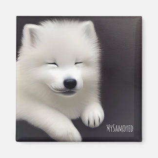 MySamoyed Personalisierte Geschenkidee Niedlich Sa Magnet
