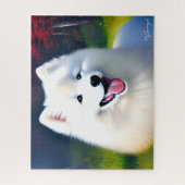 MySamoyed Personalisierte Geschenkidee Niedlich Sa Puzzle (Vertikal)