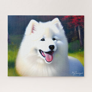 MySamoyed Personalisierte Geschenkidee Niedlich Sa Puzzle