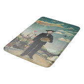 Myself: Portrait – Landscape, Henri Rousseau 1890 Badematte (Schrägansicht)