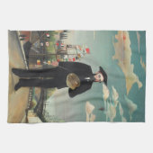 Myself: Portrait – Landscape, Henri Rousseau 1890 Geschirrtuch (Horizontal)