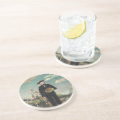 Myself: Portrait – Landscape, Henri Rousseau 1890 Getränkeuntersetzer (Seite)