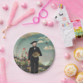 Myself: Portrait – Landscape, Henri Rousseau 1890 Pappteller (Party)