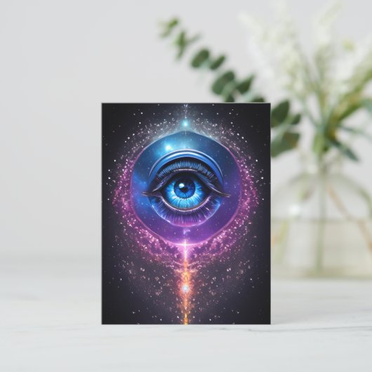 Mysmic Eye Postkarte (Stehend Vorderseite)