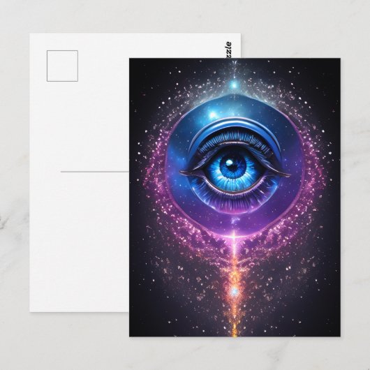 Mysmic Eye Postkarte (Vorne/Hinten)