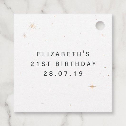 Mysmic Geschenkanhänger (Rückseite)