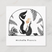 Mysmic-Square-Visitenkarte Quadratische Visitenkarte (Vorderseite)