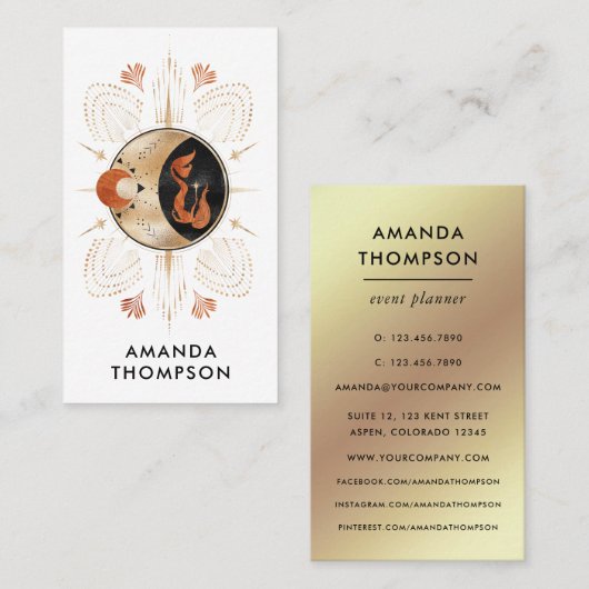 Mysmic Visitenkarte (Vorne/Hinten)