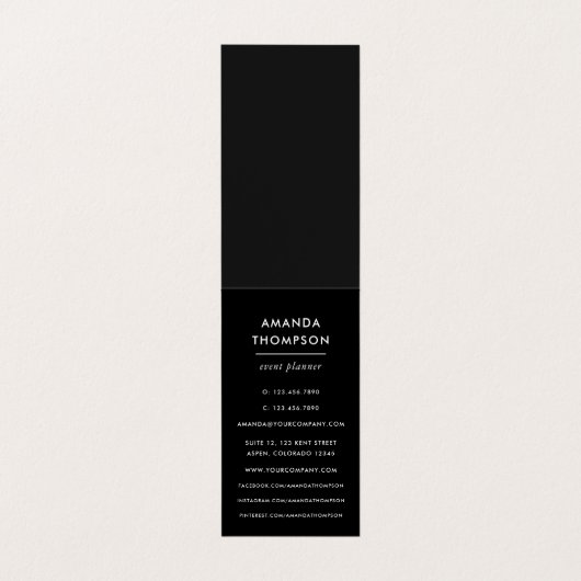 Mysmic Visitenkarten (Innenseite Aufgefaltet)