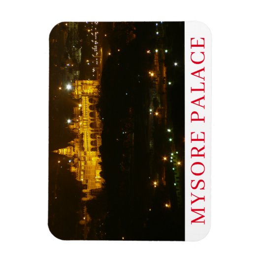 Mysore Palace am Kühlschrankmagnet Magnet (Vertikal)