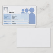 Myspace - Geschäft Telefonnummerkarte (Vorne/Hinten)