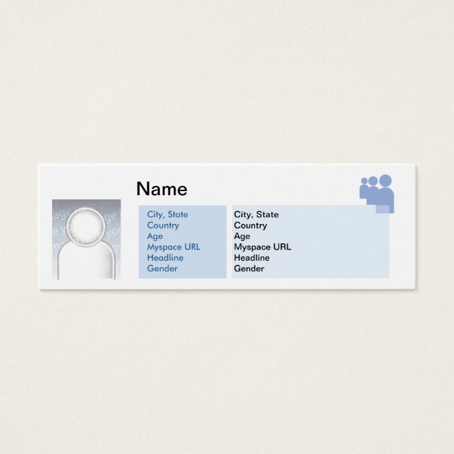 Myspace - Haut (Vorderseite)