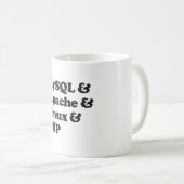 Mysql Apache Linux PHP Kaffeetasse (VorderseiteRechts)
