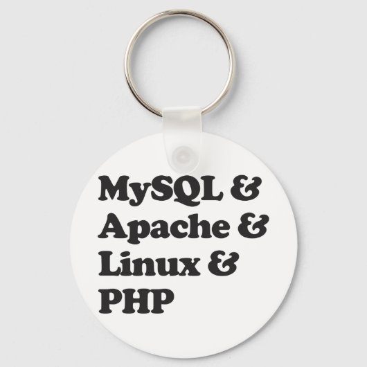 Mysql Apache Linux PHP Schlüsselanhänger (Vorderseite)