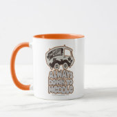 Mysteriemaschine "Immer bis zur Mitte" Tasse (Links)