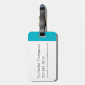 Mysteriemaschine "Yikes"! grafisch Gepäckanhänger (Rückseite vertikal)