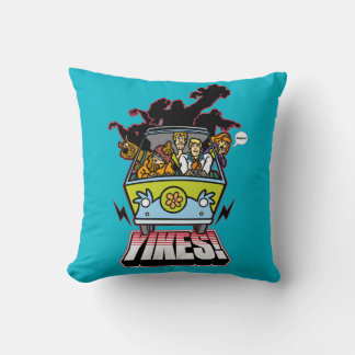 Mysteriemaschine "Yikes"! grafisch Kissen