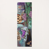 Mysterien der Glowshrooms Fantasy Landschaft Yogamatte (Rückseite)