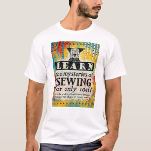 Mysterien des T-Shirt-Nähens - Lustig Vintage T-Shirt