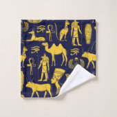 Mysteries of Egypt Badhandtuch Set (Waschlappen)