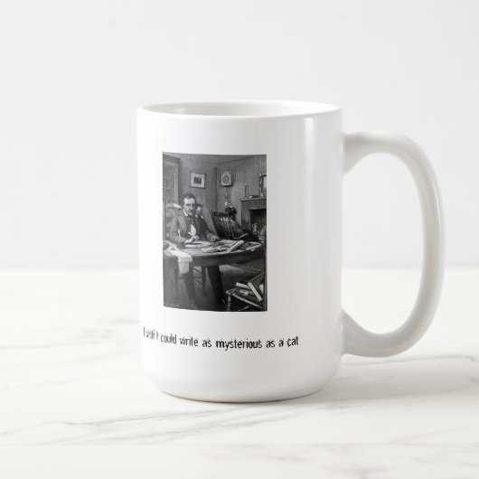 Mysteriös als Katzen-Tasse Kaffeetasse (Rechts)