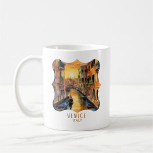 Mysteriös schöner Sonnenuntergang in Venedig Kaffeetasse