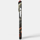 Mysteriöse Alien erkundet entfernte Galaxien Case-Mate iPhone Hülle (Rückseite / Links)